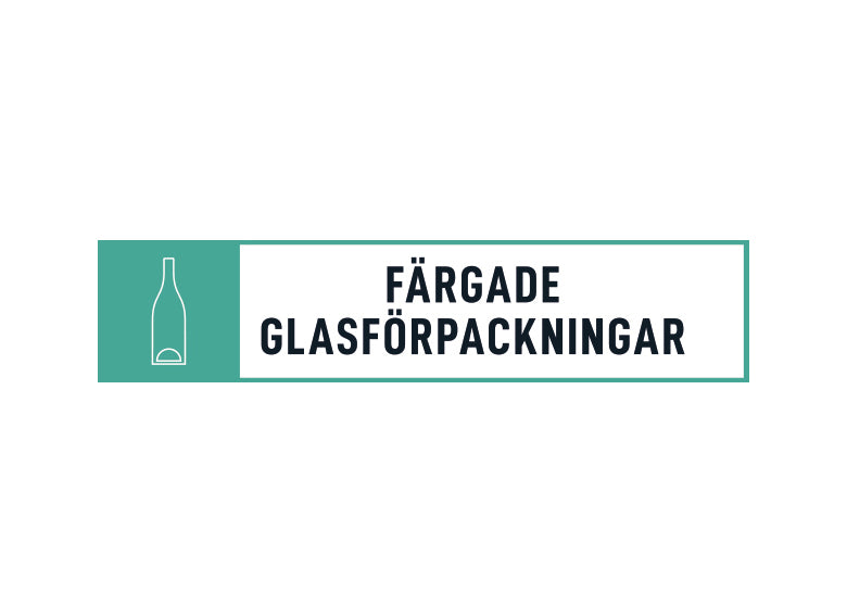 färgade glasförpackningar Avfall sverige